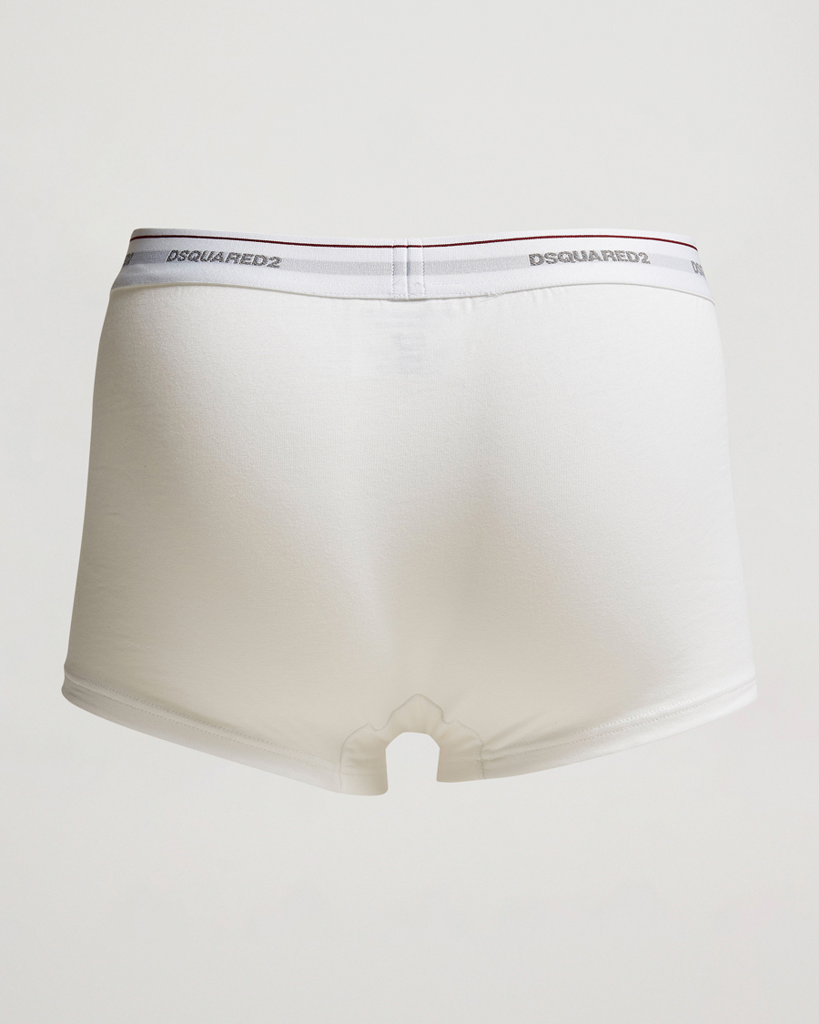 Heren |  | Dsquared2 | 3-Pack Cotton Stretch Trunk White