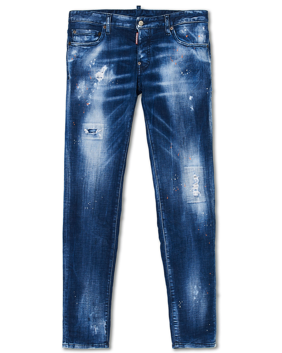 Heren | Jeans | Dsquared2 | Slim Jeans Medium Orange Country Wash