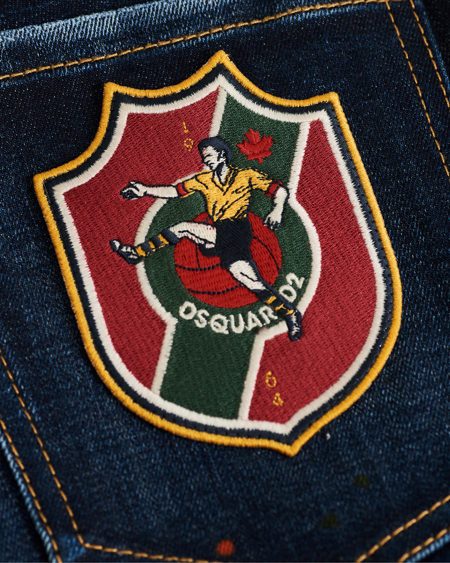 Heren | Jeans | Dsquared2 | Cool Guy Jeans College Patch Wash