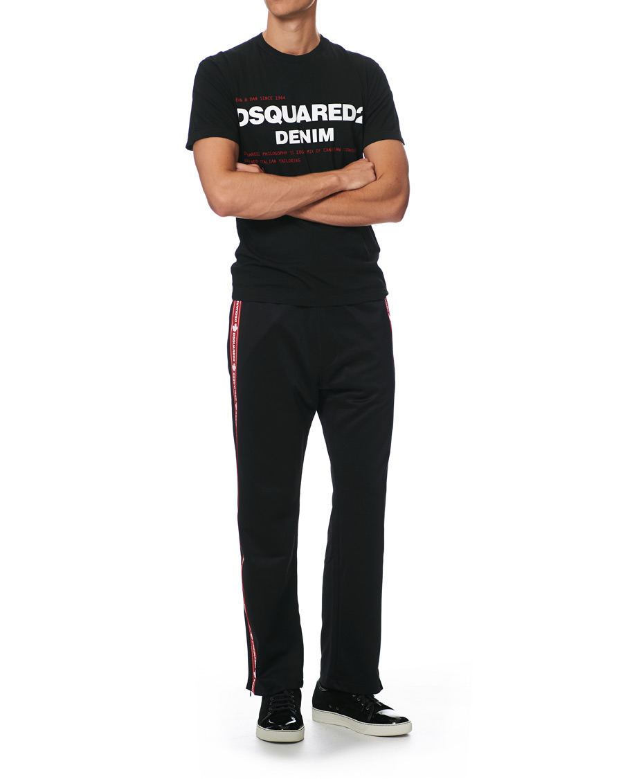 Heren | Broeken | Dsquared2 | Track Logo Sweatpants Black