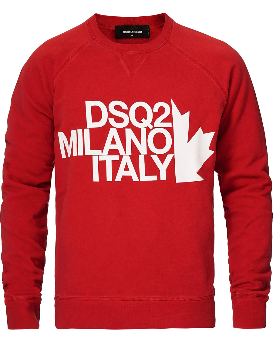 Heren | Truien | Dsquared2 | Classic Raglan Fit Sweatshirt Red