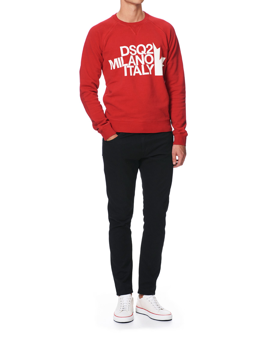 Heren | Truien | Dsquared2 | Classic Raglan Fit Sweatshirt Red