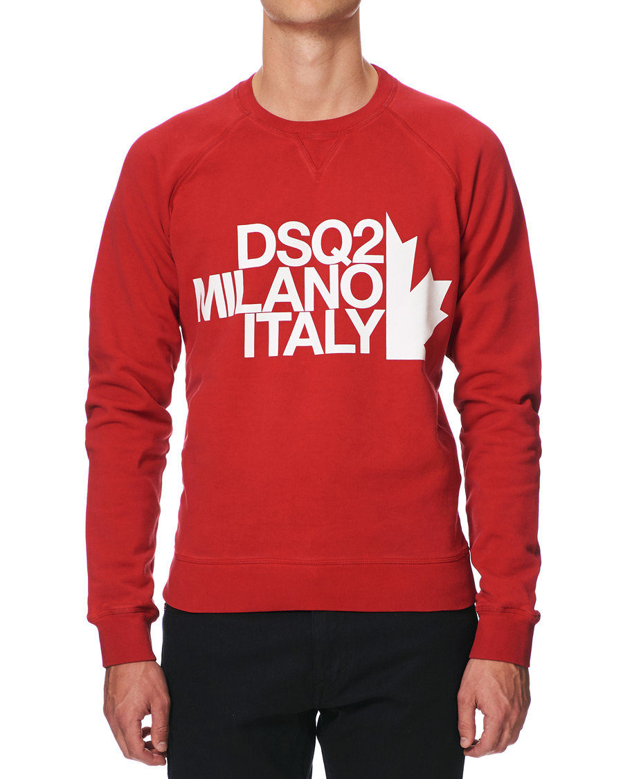 Heren | Truien | Dsquared2 | Classic Raglan Fit Sweatshirt Red
