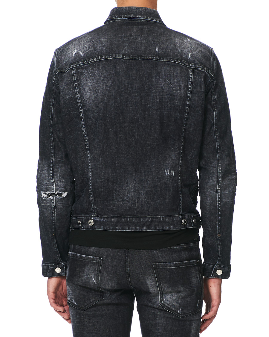Heren | Jassen | Dsquared2 | Dan Dean Denim Jacket Washed Black