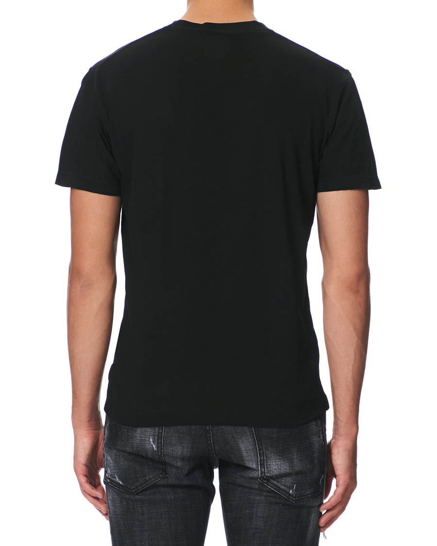 Heren | T-shirts | Dsquared2 | Cool Fit Print Logo Crew Neck Tee Black