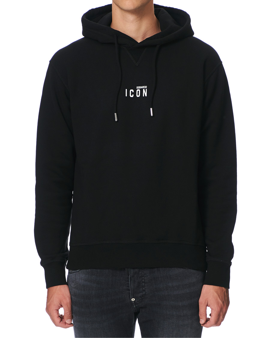 Heren | Truien | Dsquared2 | Cool Fit Icon Small Logo Hoodie Black