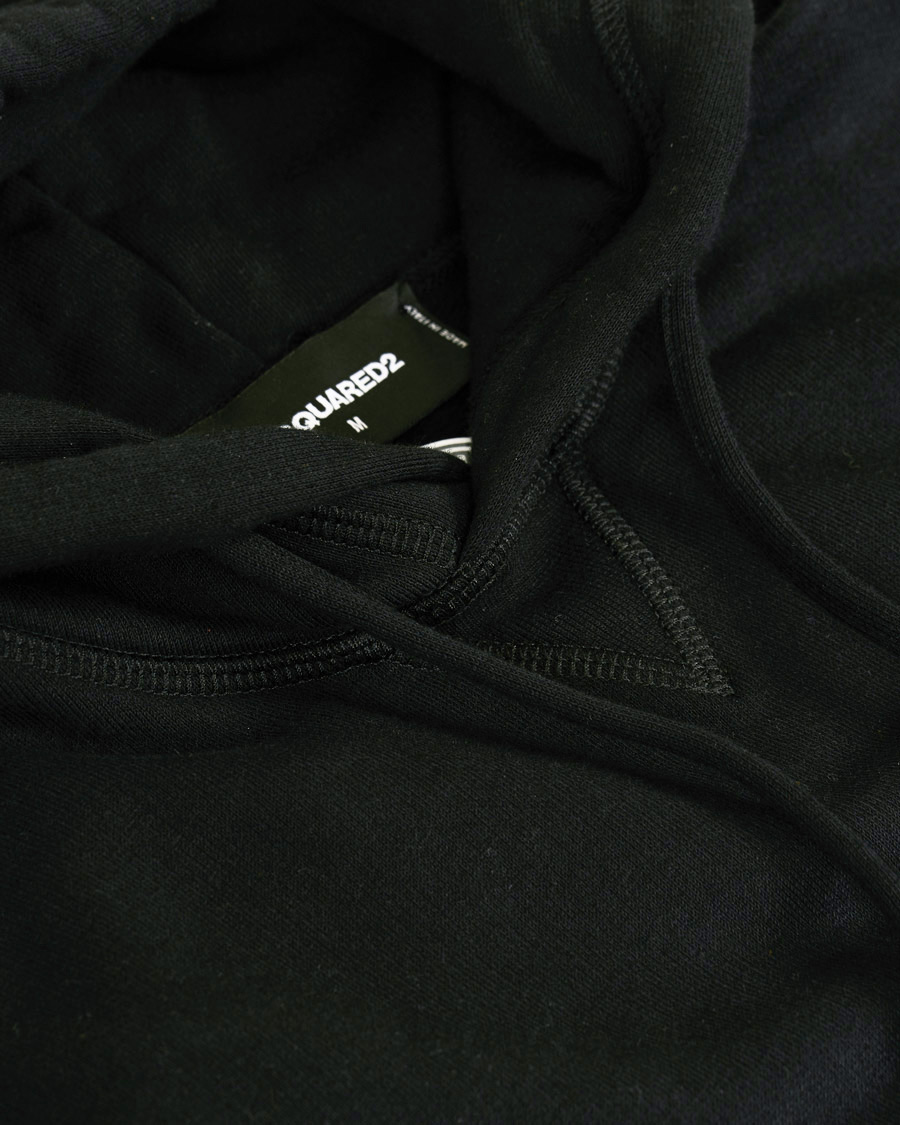 Heren | Truien | Dsquared2 | Cool Fit Icon Small Logo Hoodie Black