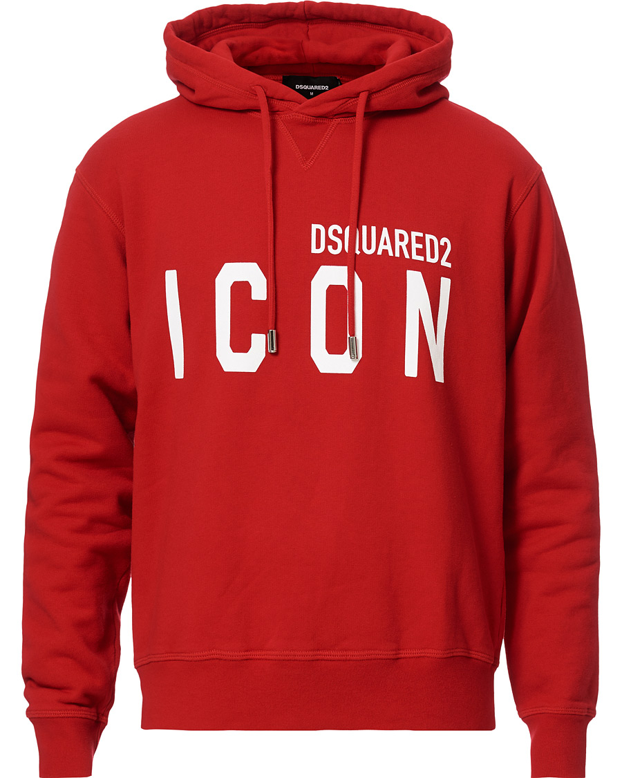 Heren | Truien | Dsquared2 | Cool Fit Icon Logo Hoodie Red