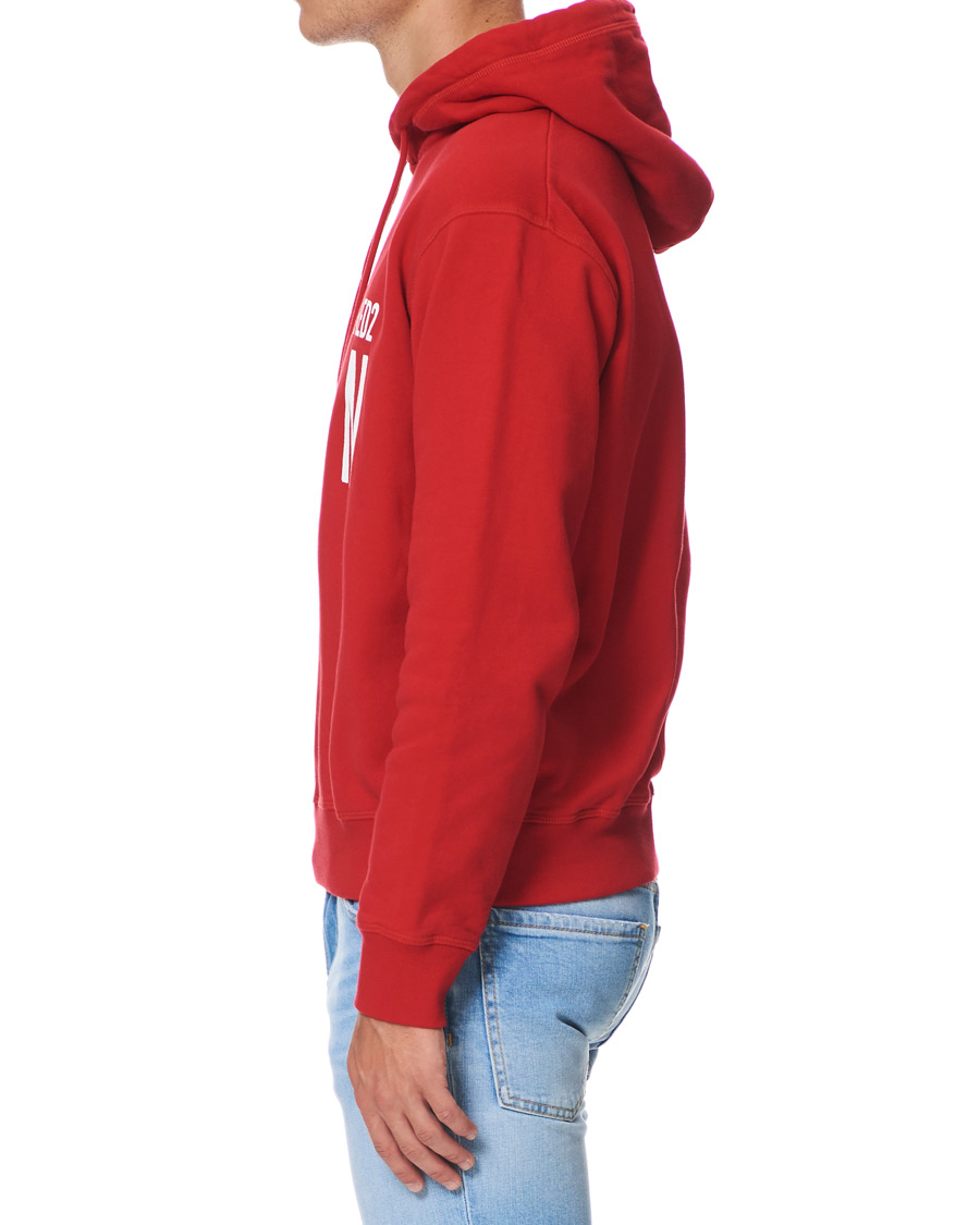 Heren | Truien | Dsquared2 | Cool Fit Icon Logo Hoodie Red
