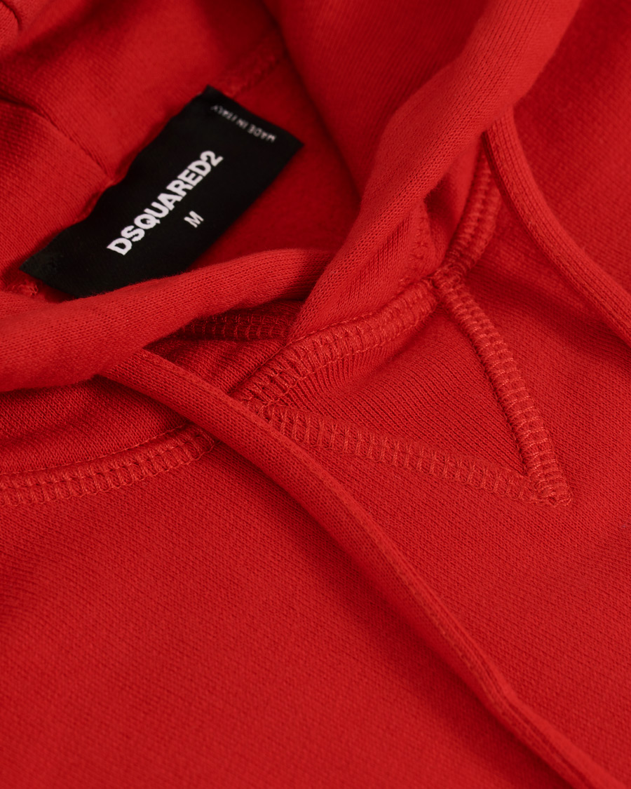 Heren | Truien | Dsquared2 | Cool Fit Icon Logo Hoodie Red