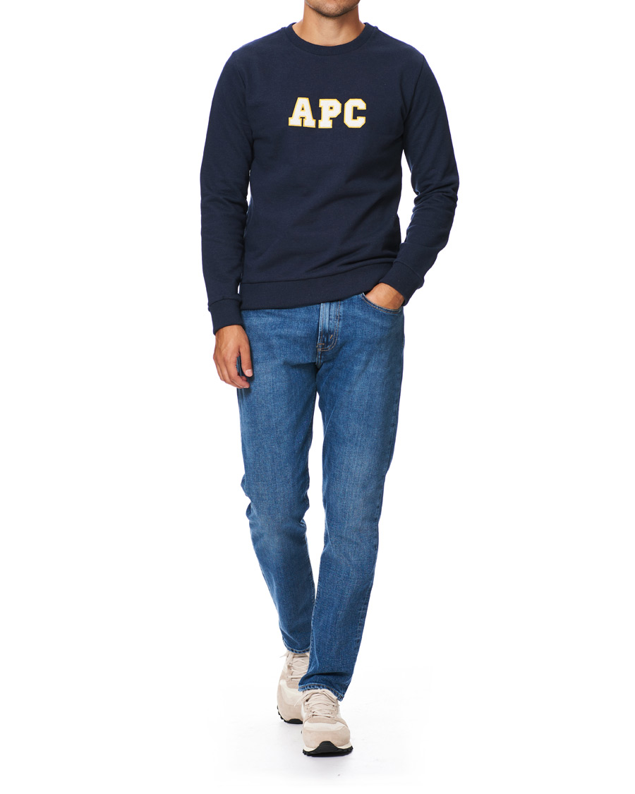 Heren | Truien | A.P.C. | Malcolm College Sweatshirt Navy