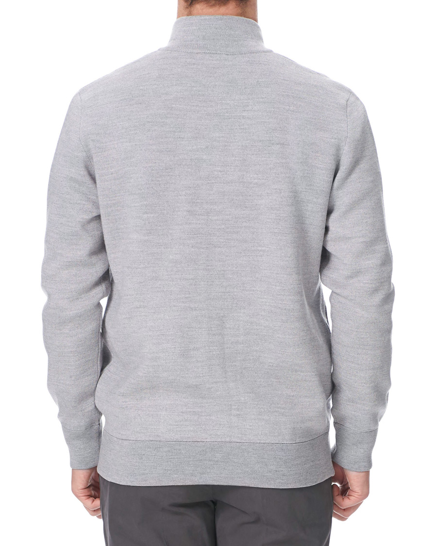 Heren | Truien | 14 Savile Row | Silk/Cashmere/Wool Cardigan Pale Grey