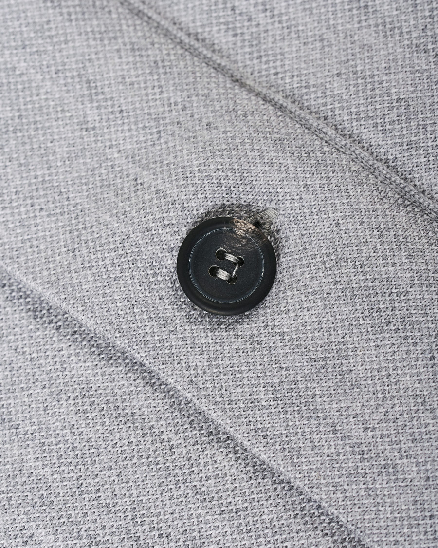 Heren | Truien | 14 Savile Row | Silk/Cashmere/Wool Cardigan Pale Grey