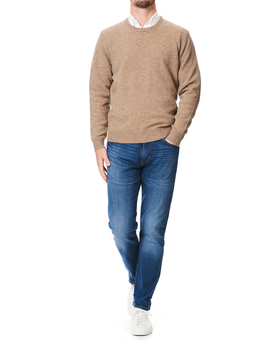 Heren | Truien | Hackett | Lambswool Crew Neck Mushroom