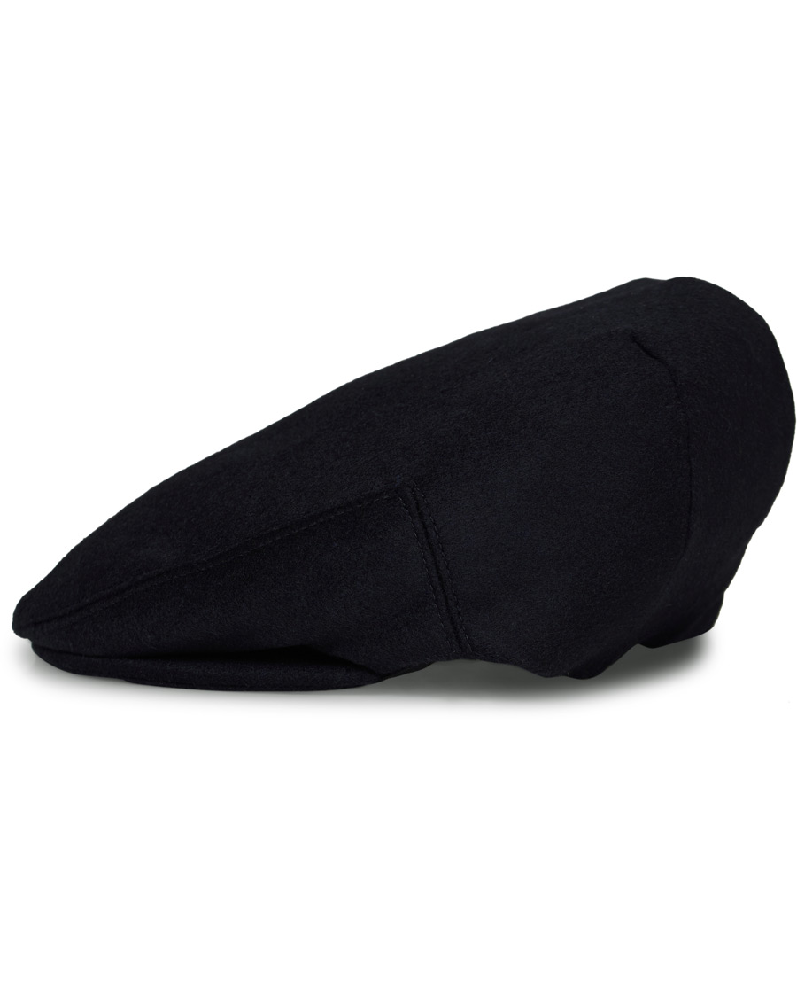 Heren | Lock & Co Hatters Glen Flat Loden Cap Navy | Lock & Co Hatters | Glen Flat Loden Cap Navy