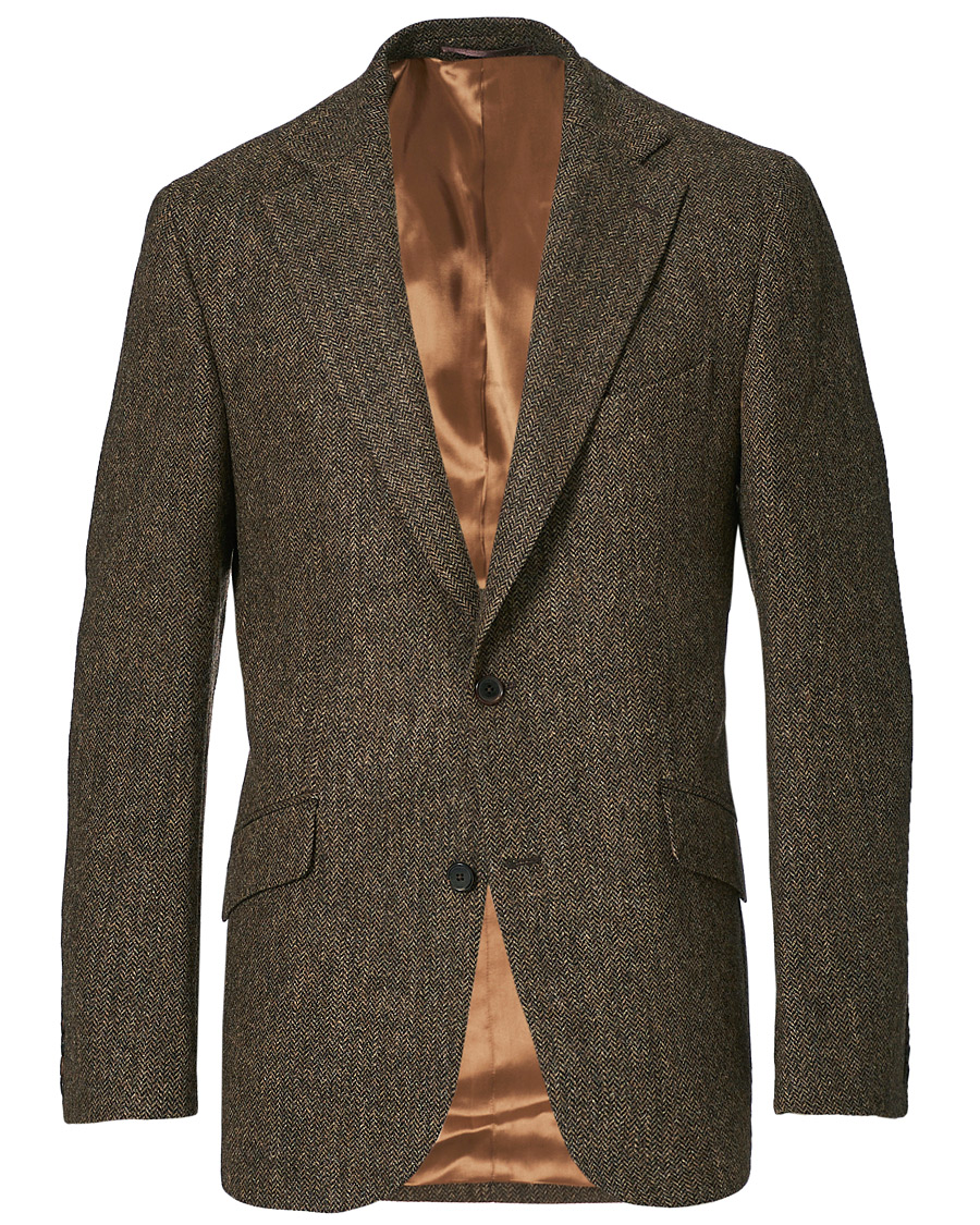 Heren | Blazers | Walker Slater | Edward Tweed Herringbone Blazer Brown