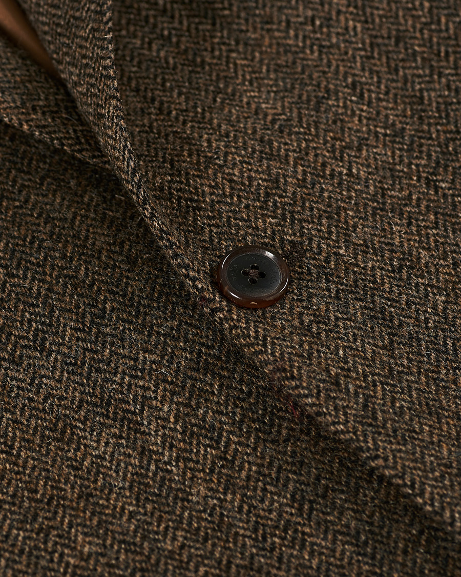 Heren | Blazers | Walker Slater | Edward Tweed Herringbone Blazer Brown