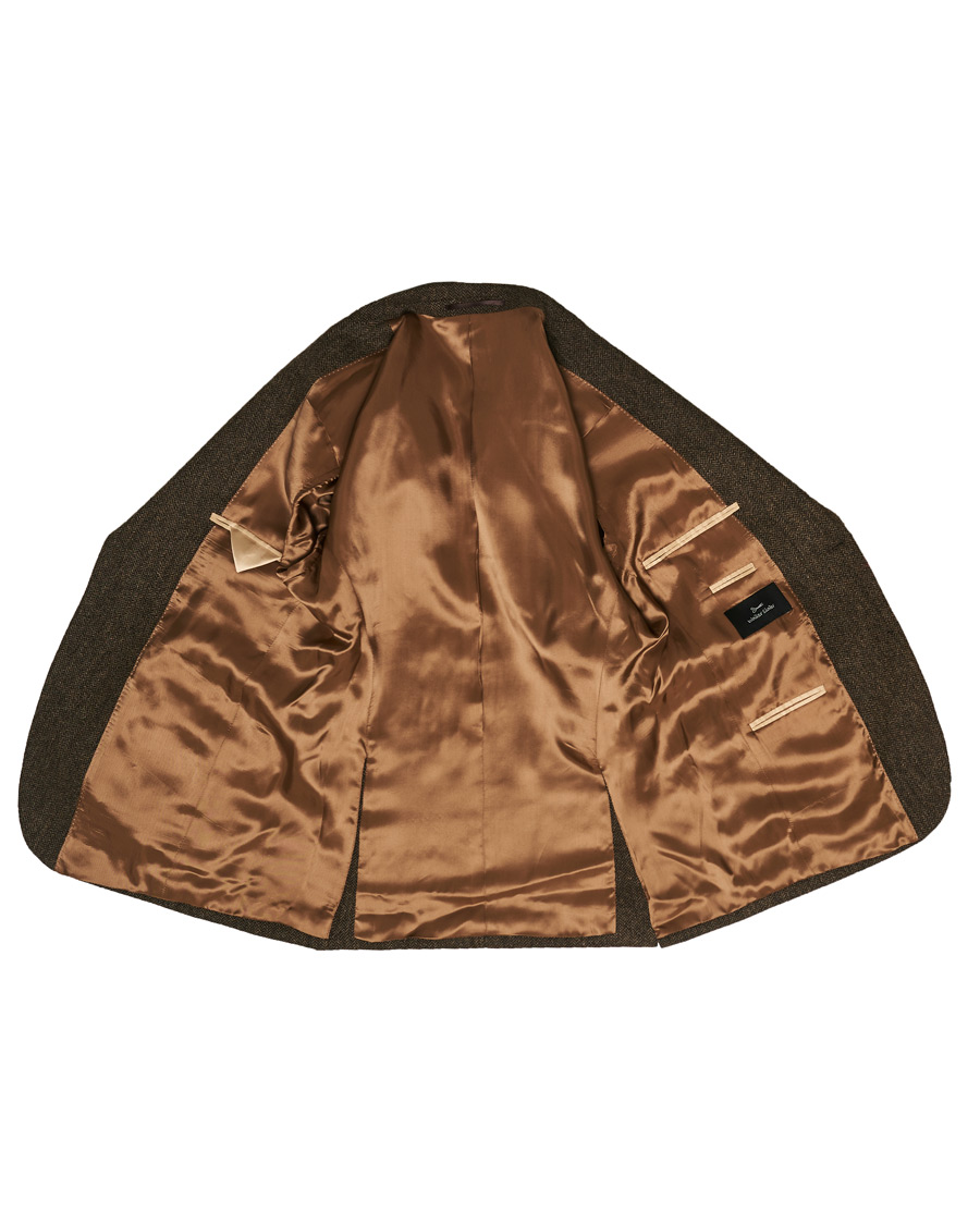 Heren | Blazers | Walker Slater | Edward Tweed Herringbone Blazer Brown