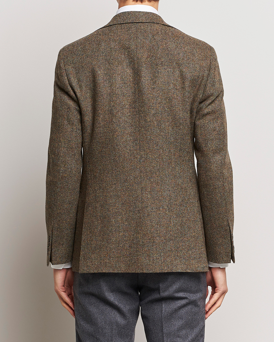 Heren | Blazers | Walker Slater | Edward Wool Donegal Blazer Moss Green