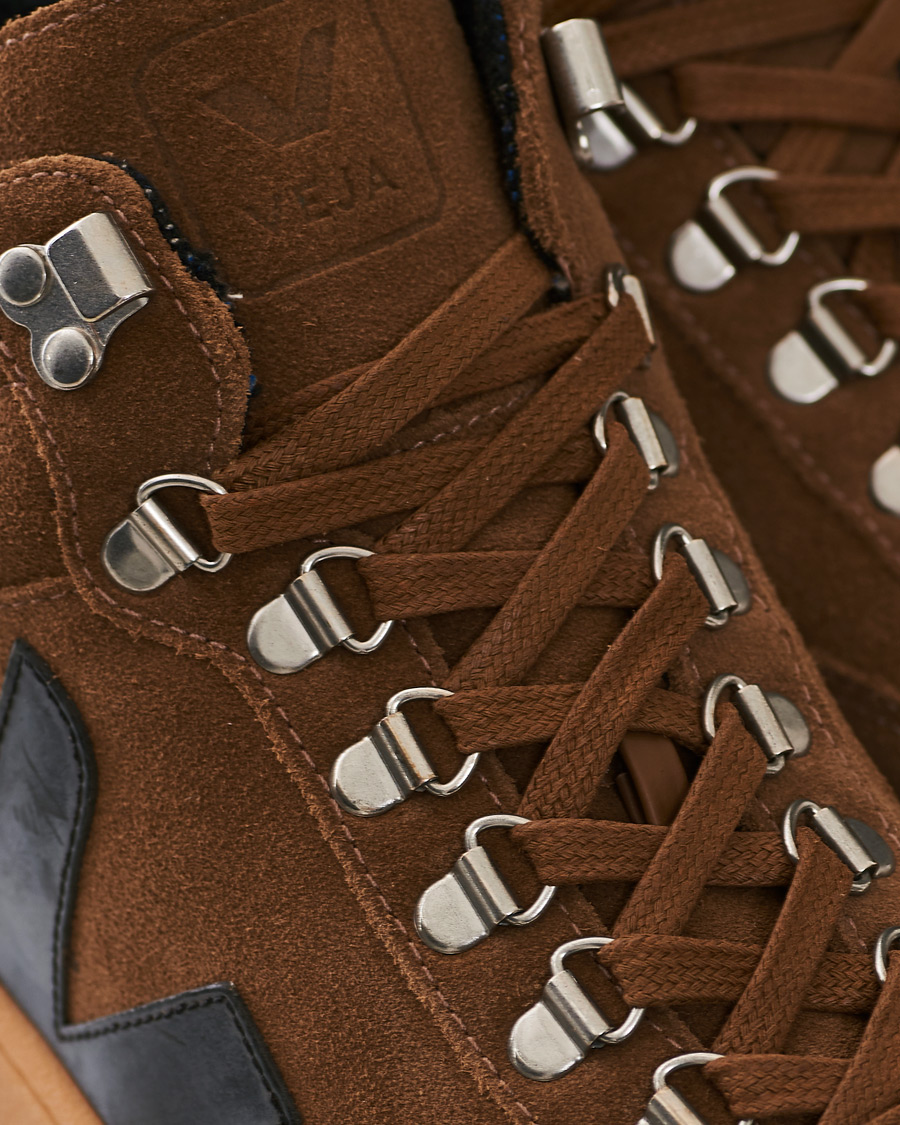 Heren | Veja Roraima High Sneaker Brown Black | Veja | Roraima High Sneaker Brown Black