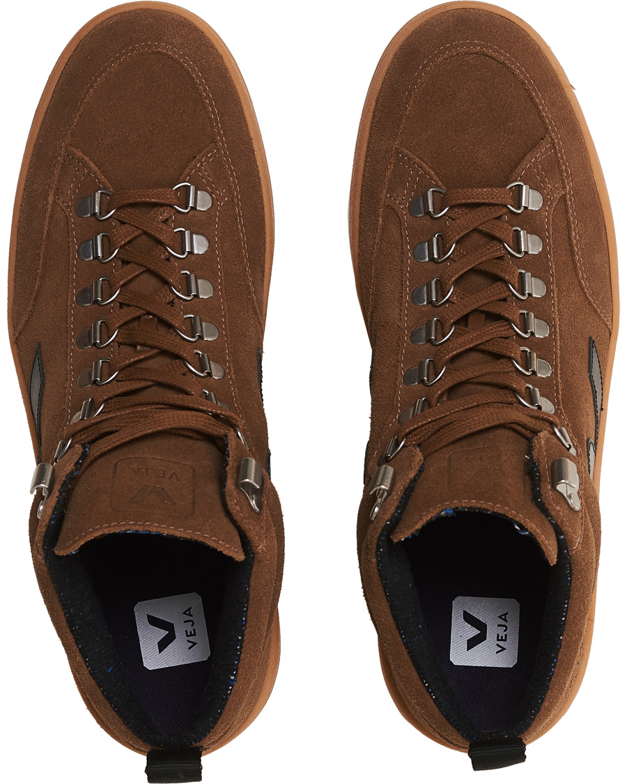 Heren | Veja Roraima High Sneaker Brown Black | Veja | Roraima High Sneaker Brown Black