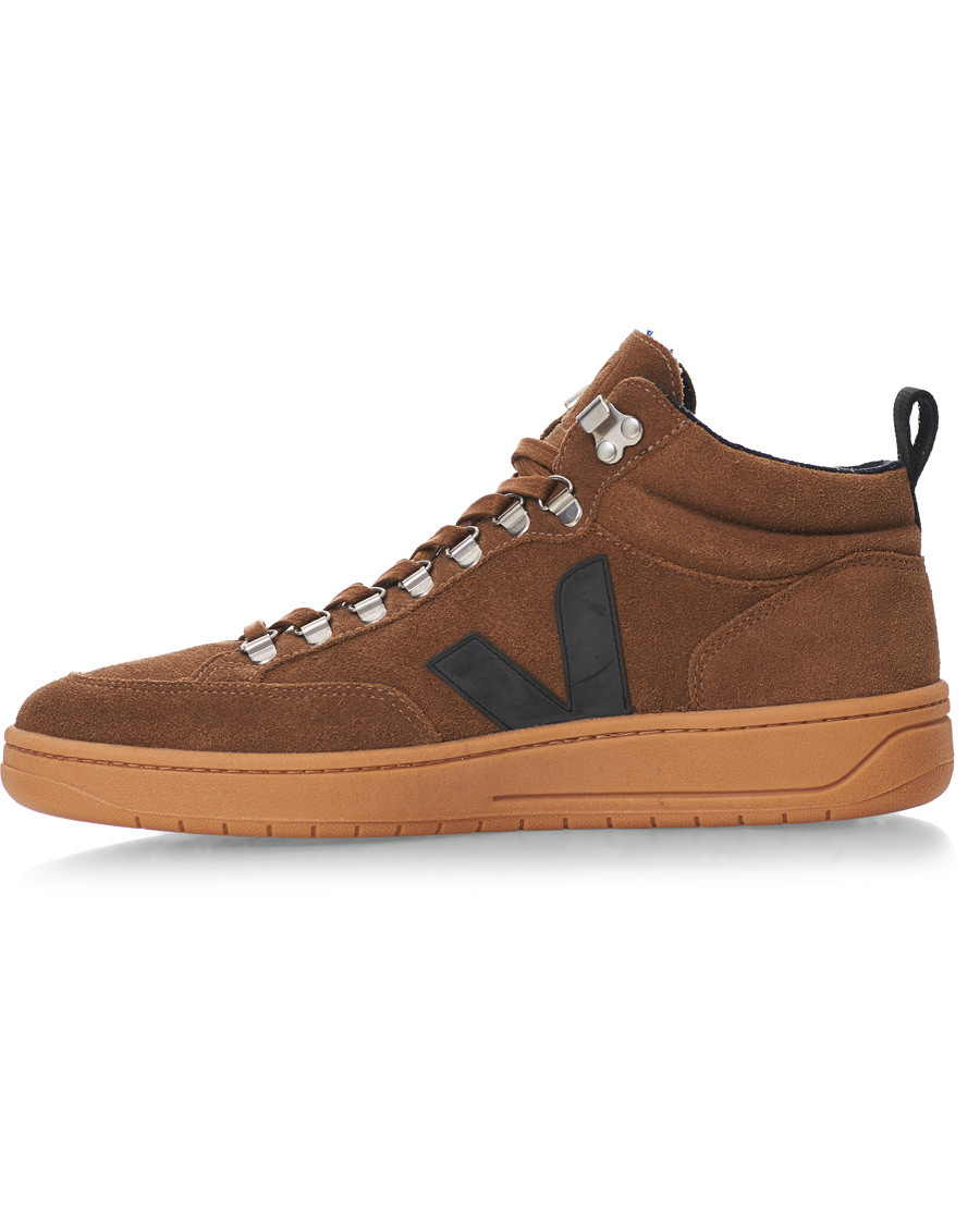 Heren | Veja Roraima High Sneaker Brown Black | Veja | Roraima High Sneaker Brown Black