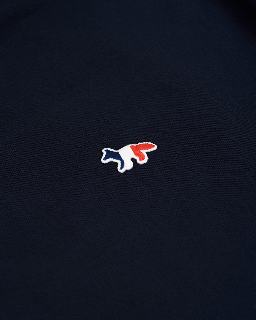 Heren | Truien | Maison Kitsuné | Tricolor Fox Hoodie Navy