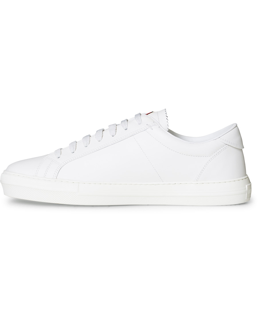 Heren | Moncler New Monaco Sneaker White Calf | Moncler | New Monaco Sneaker White Calf