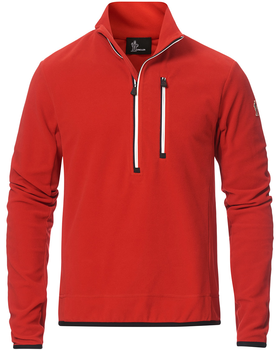 Heren | Truien | Moncler Grenoble | Pile Half Zip Red