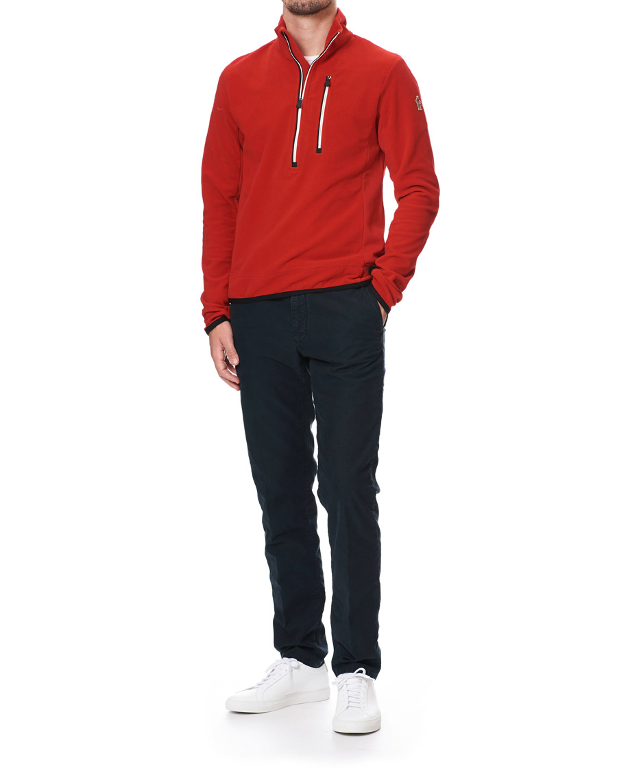 Heren | Truien | Moncler Grenoble | Pile Half Zip Red