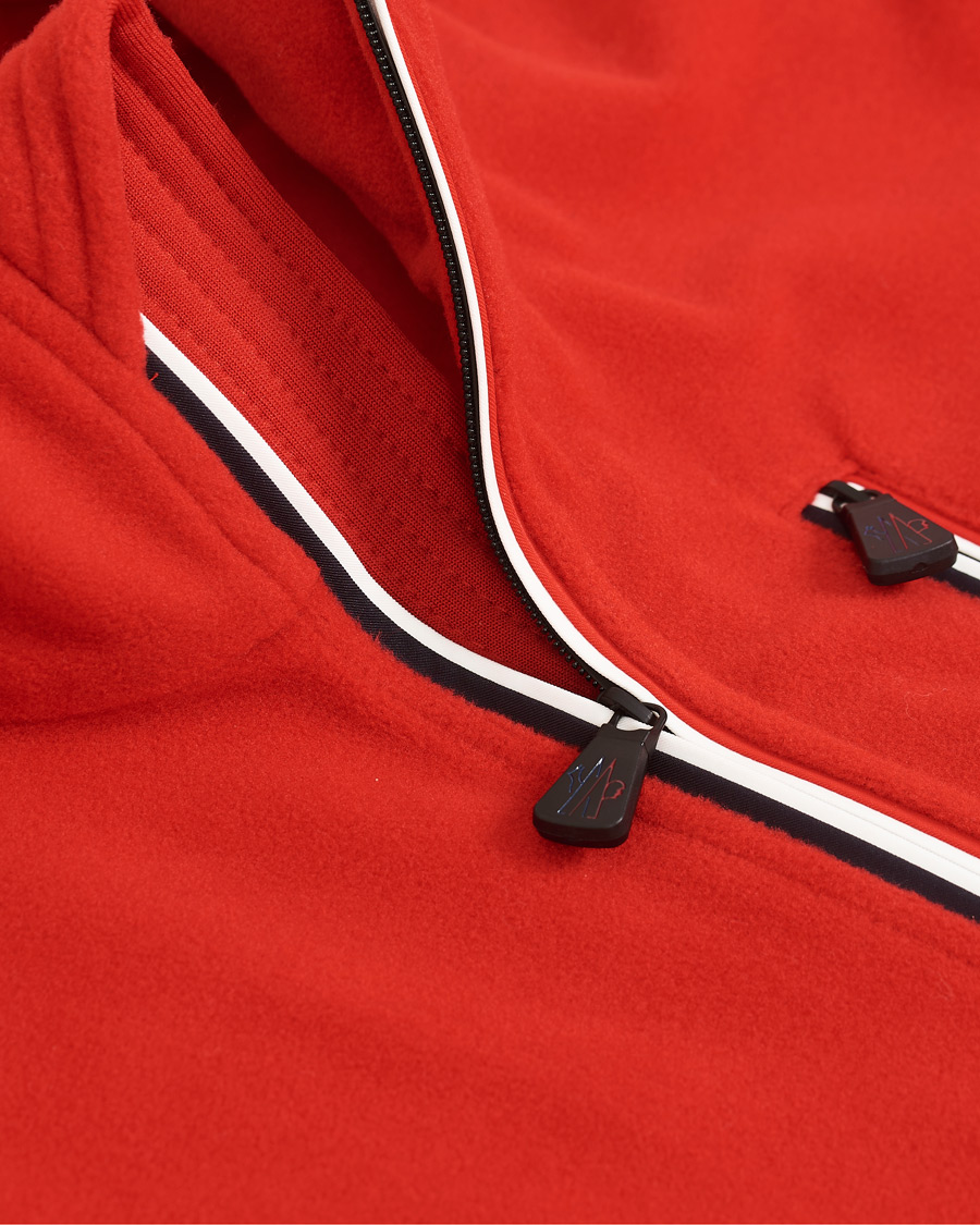 Heren | Truien | Moncler Grenoble | Pile Half Zip Red