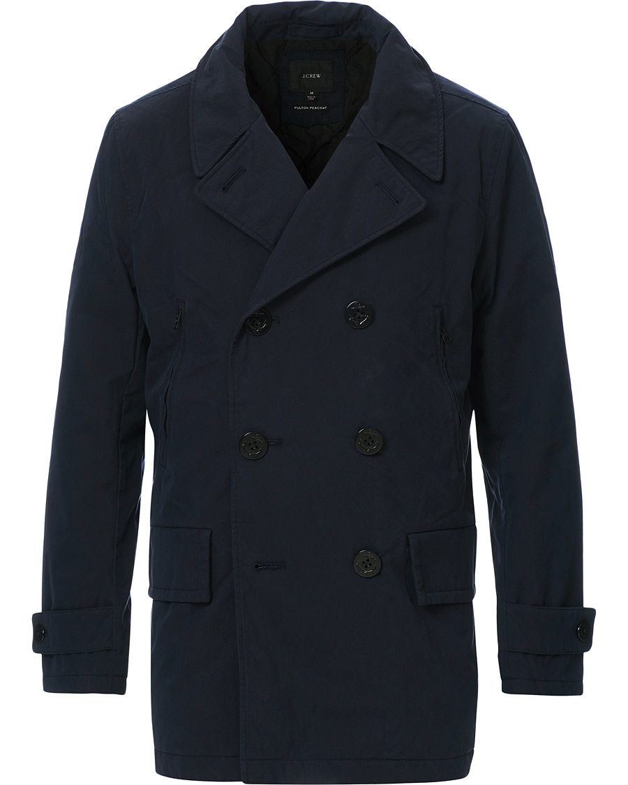 Heren | Jassen | J.Crew | Fulton Peacoat Midnight Navy