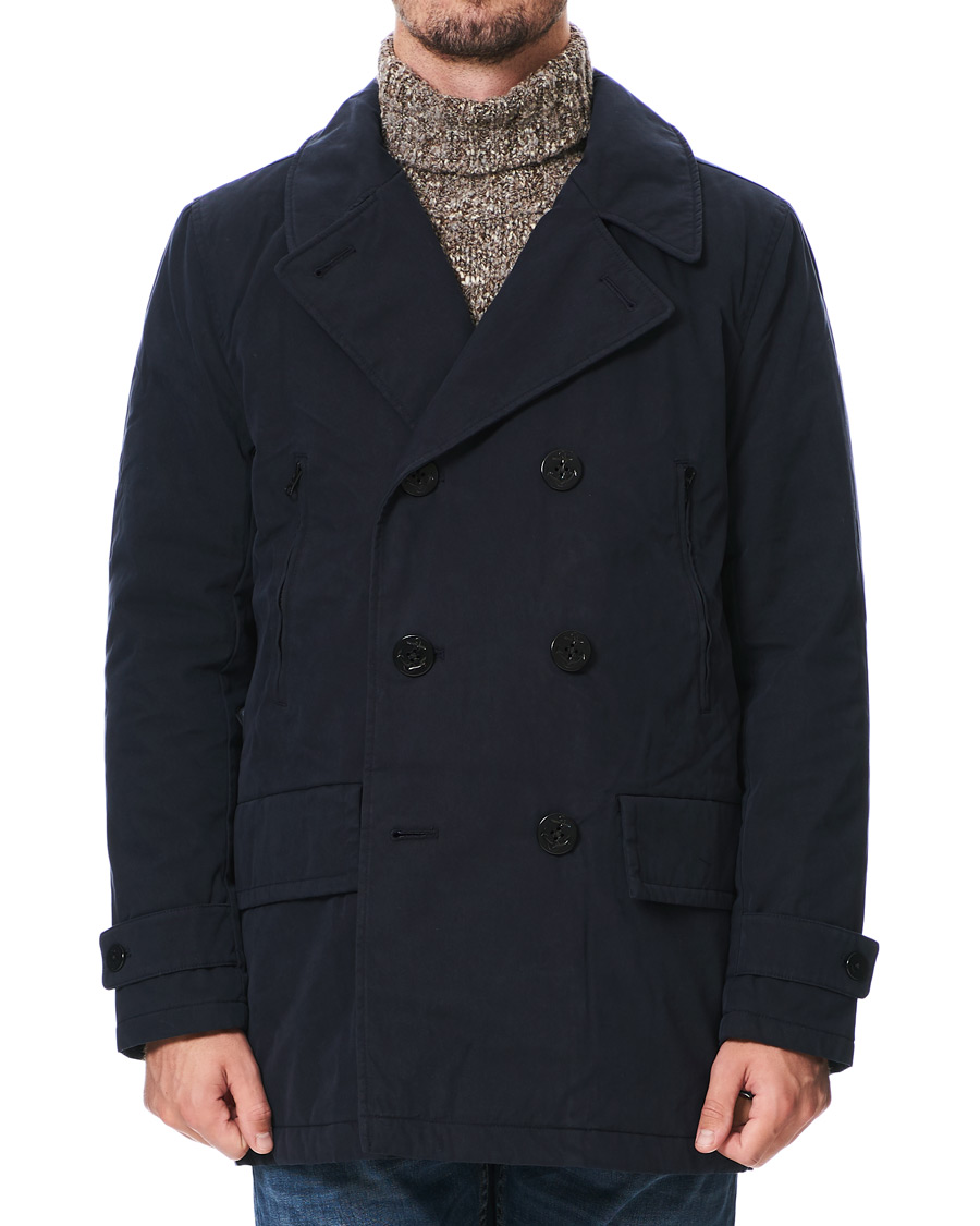 Heren | Jassen | J.Crew | Fulton Peacoat Midnight Navy