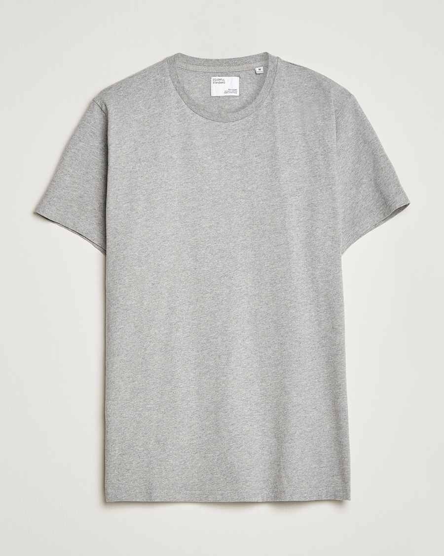 Heren | T-shirts | Colorful Standard | Classic Organic T-Shirt Heather Grey