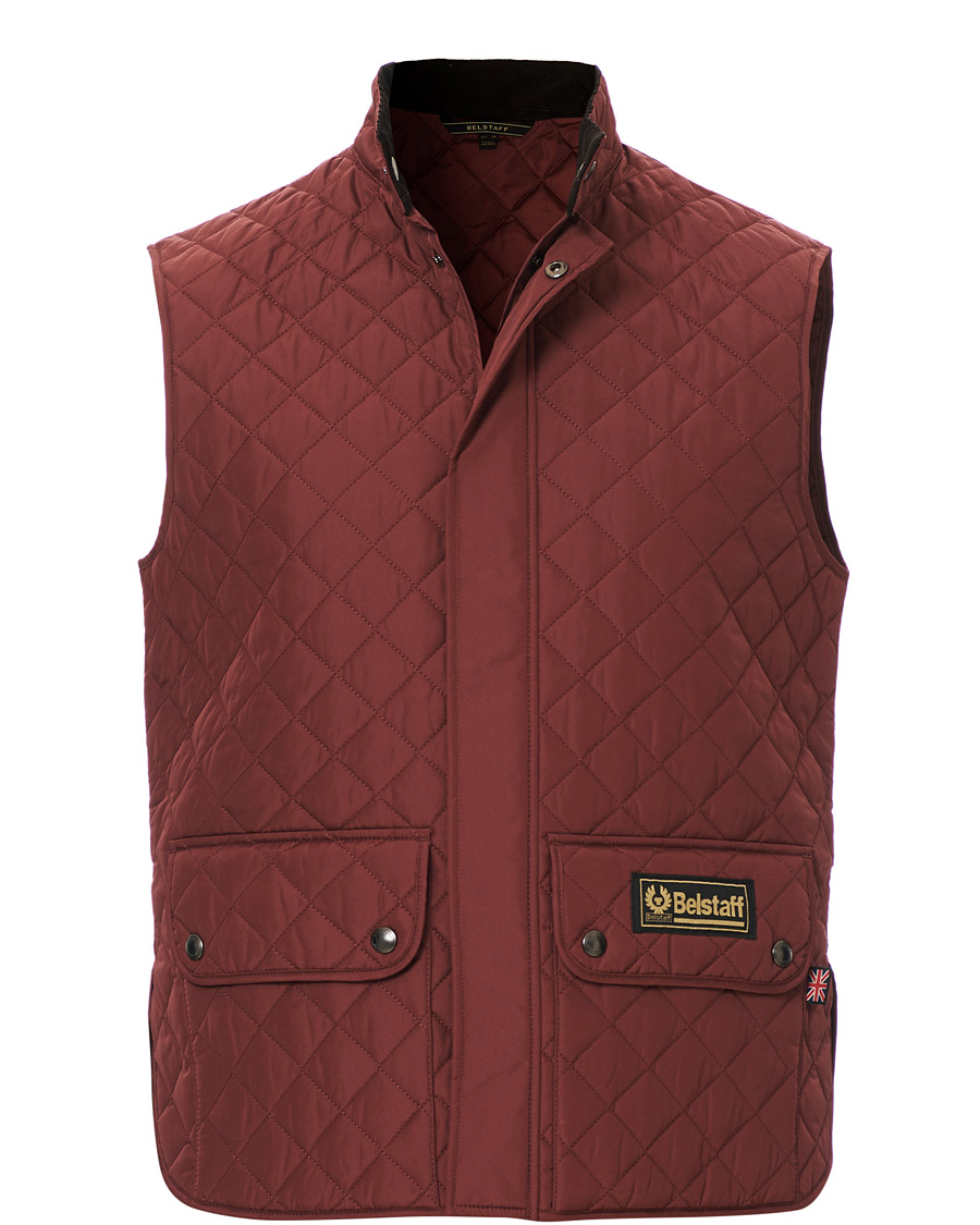 Heren | Jassen | Belstaff | Waistcoat Quilted Burnished Red
