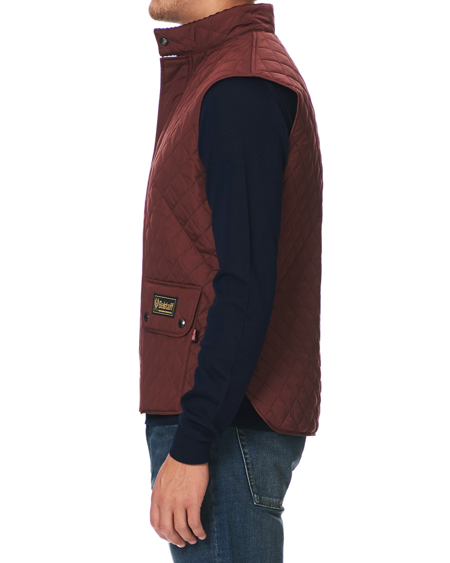 Heren | Jassen | Belstaff | Waistcoat Quilted Burnished Red