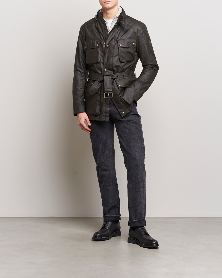 Heren | Jassen | Belstaff | Trialmaster Waxed Jacket Faded Olive