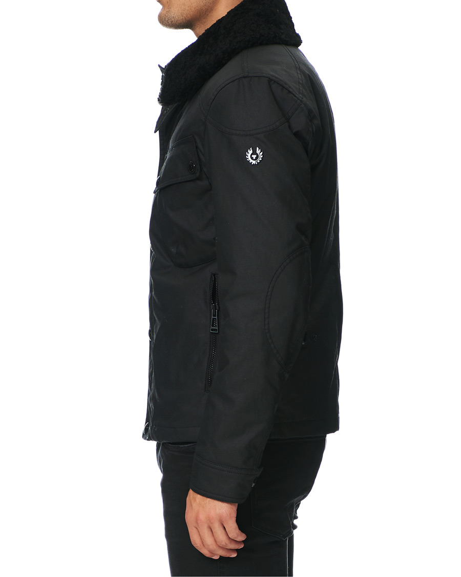 Heren | Jassen | Belstaff | Patrol Waxed Sherling Jacket Black