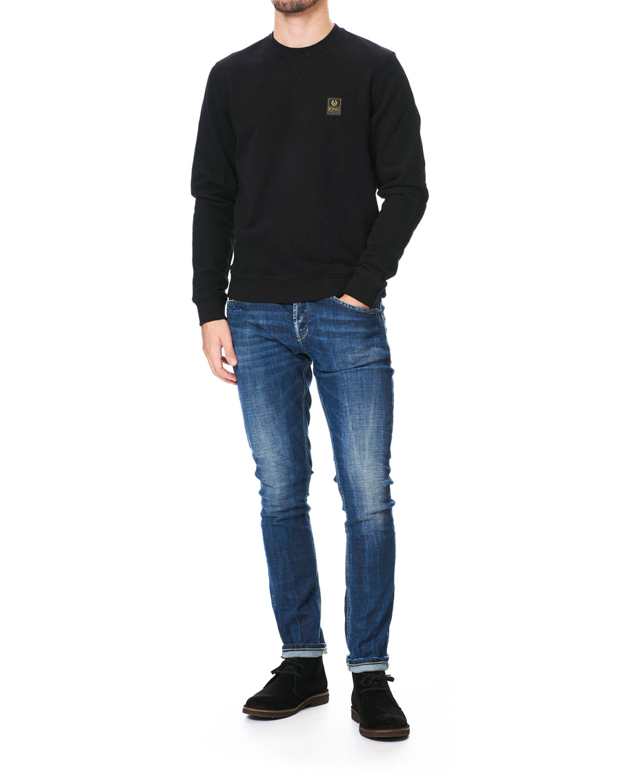 Heren | Truien | Belstaff | Long Way Up Crew Neck Sweatshirt Black