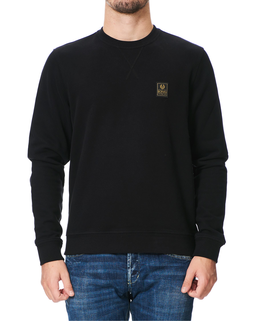 Heren | Truien | Belstaff | Long Way Up Crew Neck Sweatshirt Black
