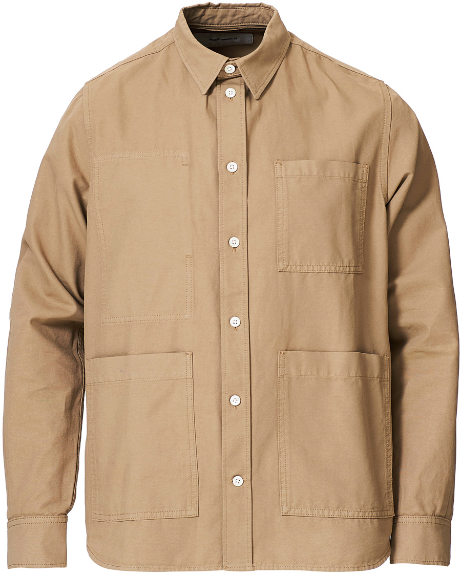 Heren | Overhemden | Norse Projects | Thorsten Canvas Overshirt Utility Khaki