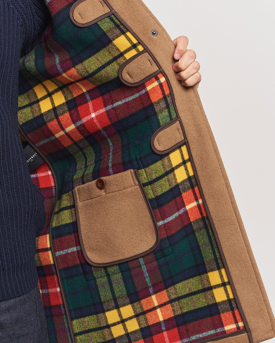 Heren | Jassen | Gloverall | Morris Duffle Coat Camel/Buchanan