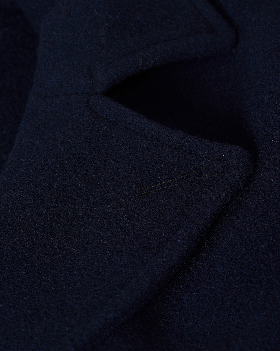 Heren | Jassen | Gloverall | Shakelton Long Peacoat Navy
