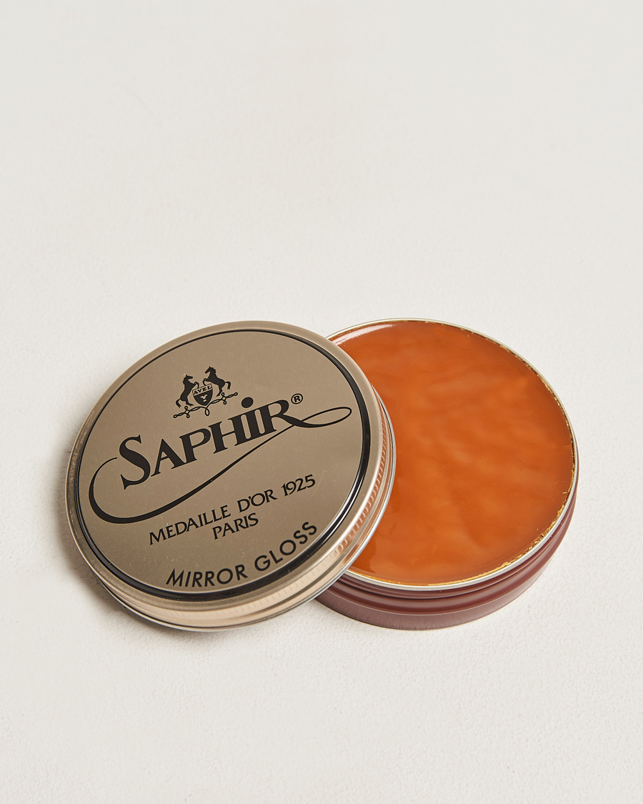 Heren | Schoenverzorgingsproducten | Saphir Medaille d\'Or | Mirror Gloss 75ml Light Brown