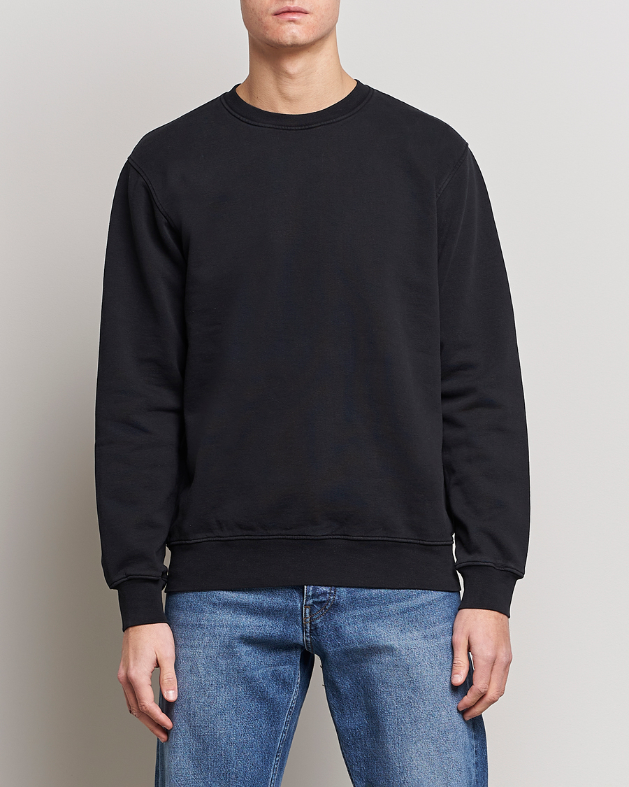 Heren | Contemporary Creators | Colorful Standard | Classic Organic Crew Neck Sweat Deep Black