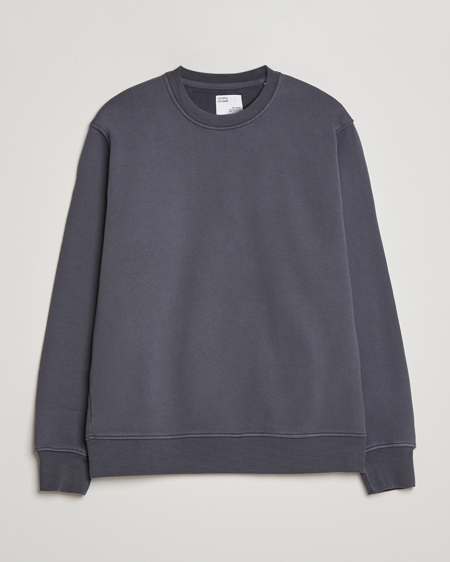 Heren | Truien | Colorful Standard | Classic Organic Crew Neck Sweat Lava Grey