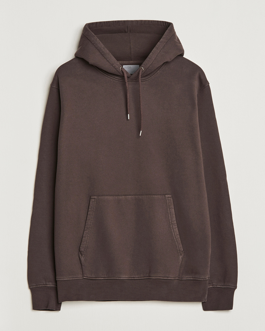 Heren | Truien | Colorful Standard | Classic Organic Hood Coffee Brown