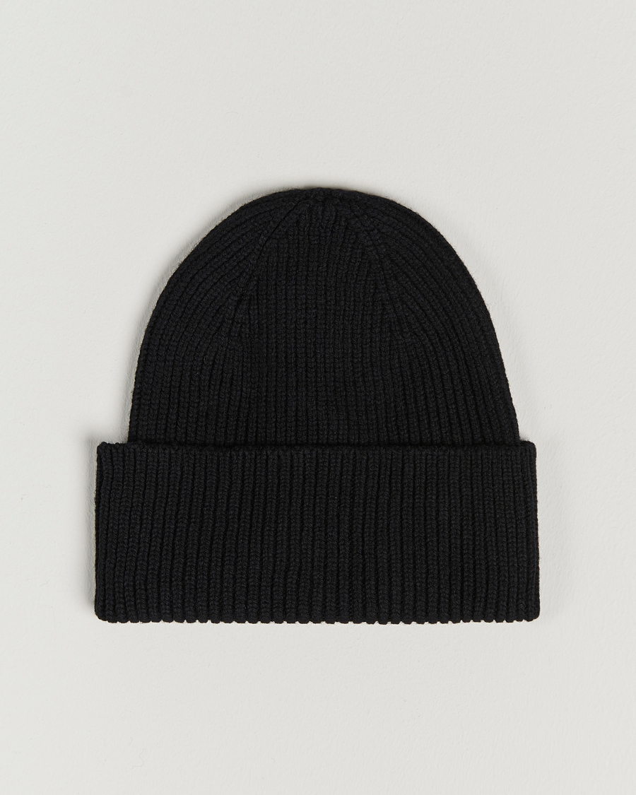 Heren | Mutsen | Colorful Standard | Merino Wool Beanie Deep Black