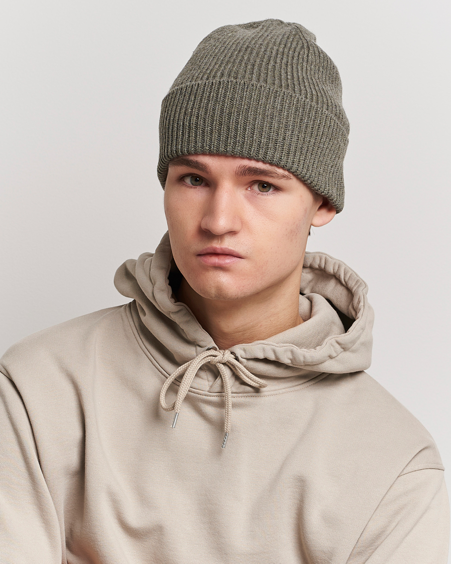 Heren | Mutsen | Colorful Standard | Merino Wool Beanie Dusty Olive