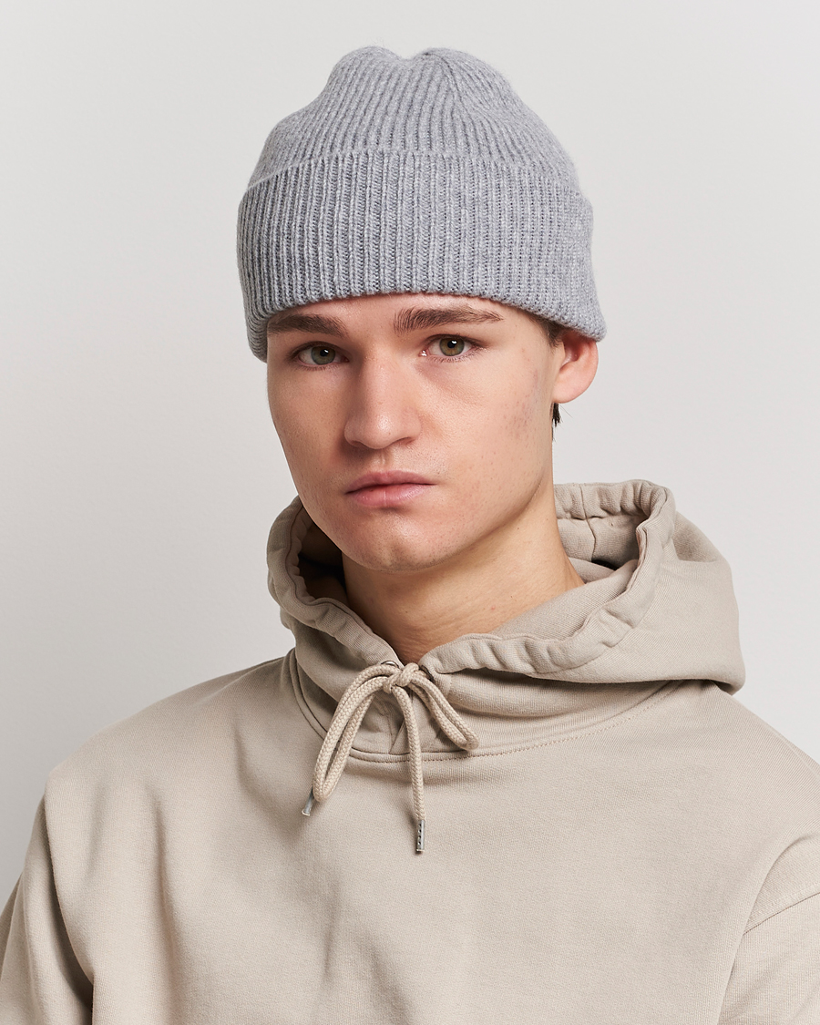 Heren | Mutsen | Colorful Standard | Merino Wool Beanie Heather Grey